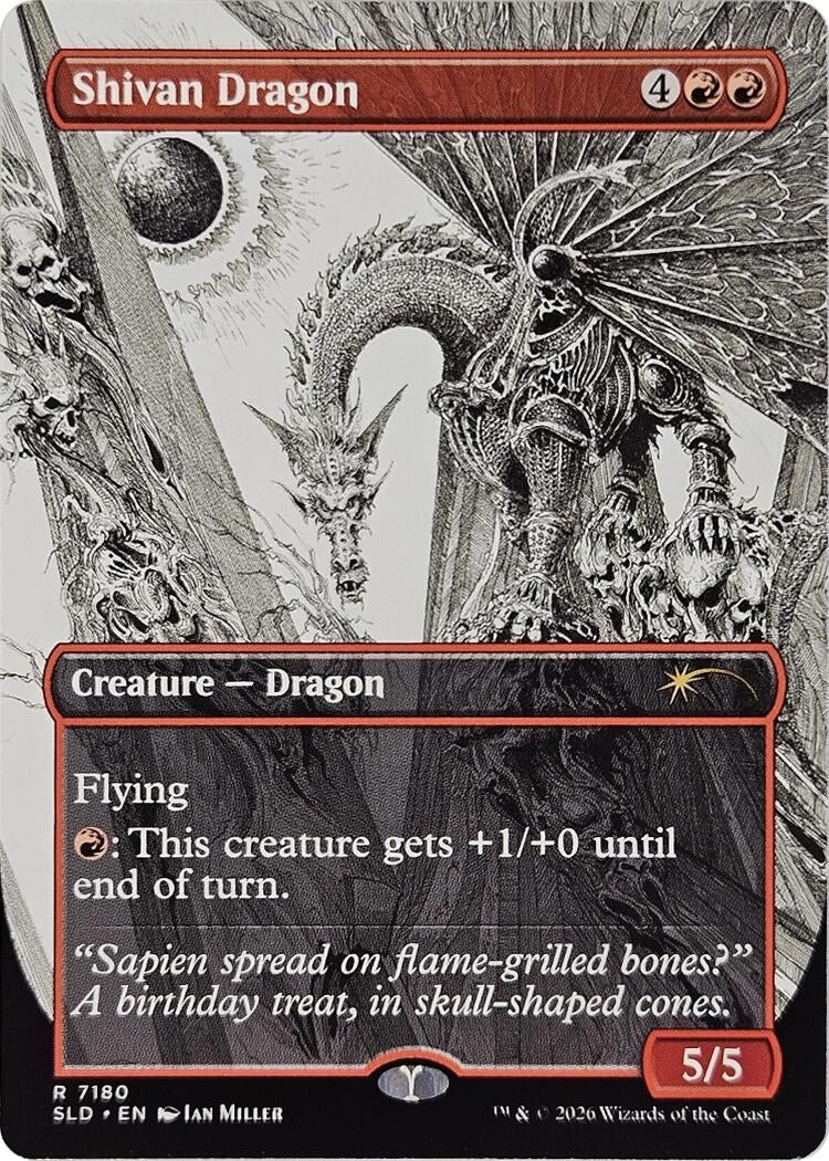 Shivan Dragon (7180) (7180) (SLD)