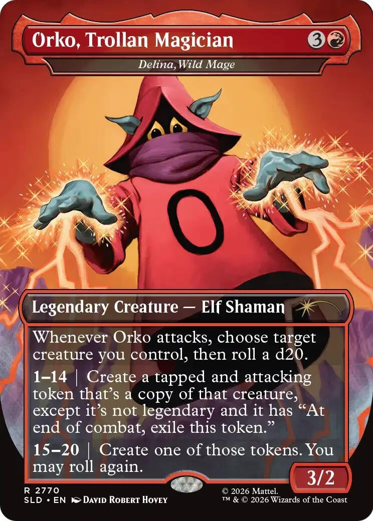 Orko, Trollan Magician - Delina, Wild Mage (2770) (SLD)