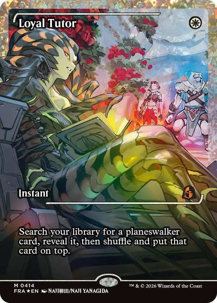 Loyal Tutor (Showcase) (Fracture Foil) (414) (FRA)