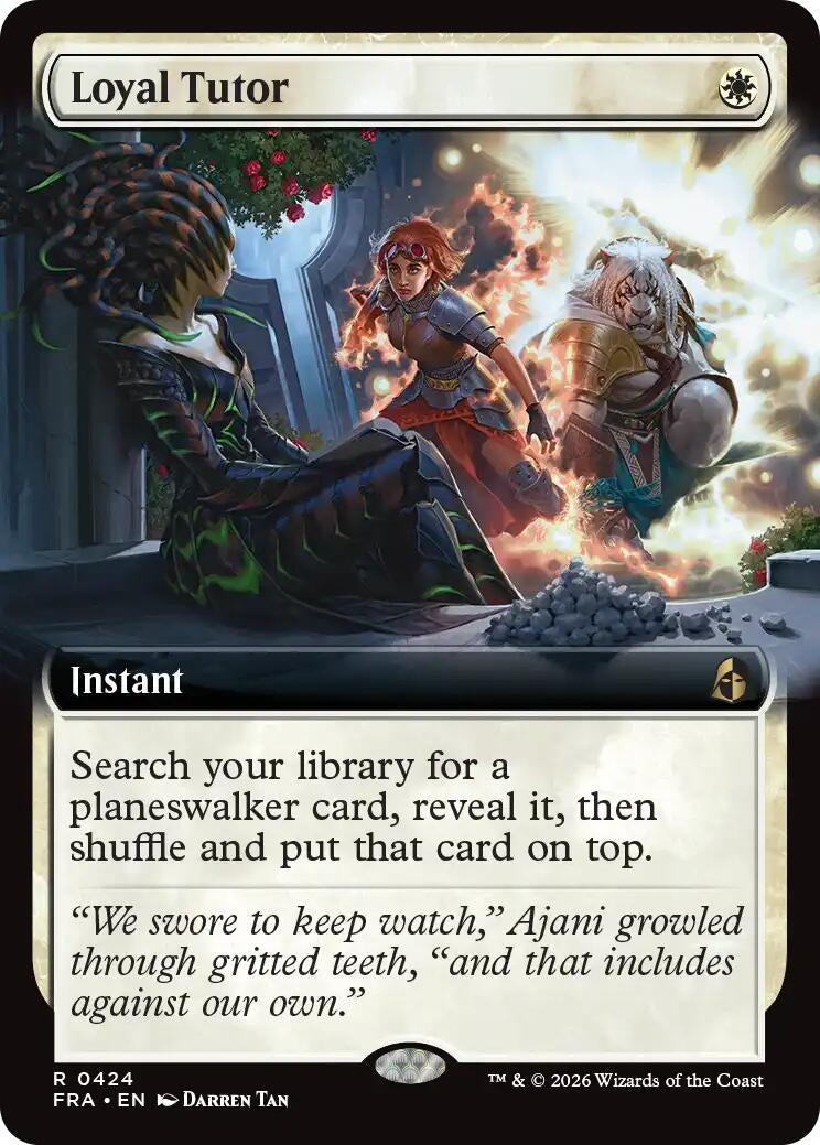 Loyal Tutor (Extended Art) (424) (FRA)