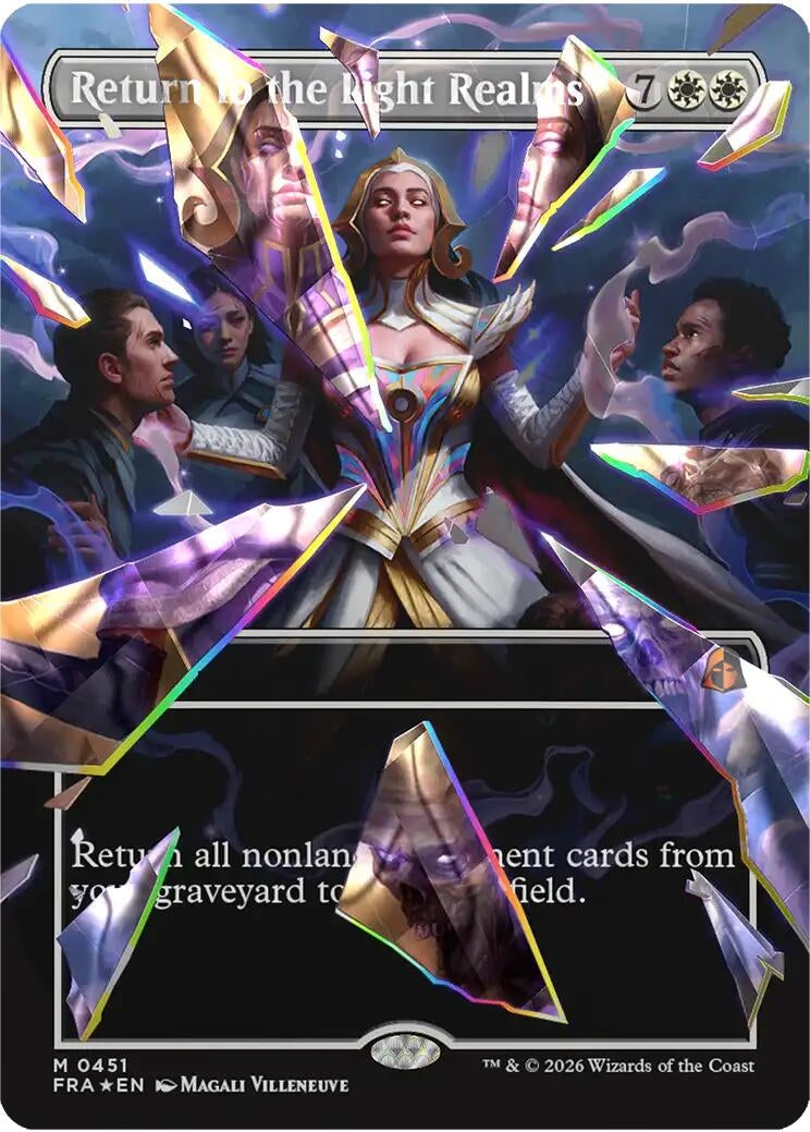Return to the Light Realms (Borderless) (Facet Foil) (0451) (451) (FRA)