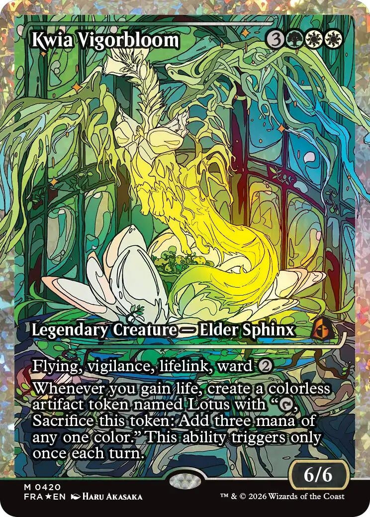 Kwia Vigorbloom (Showcase) (Fracture Foil) (0420) (420) (FRA)