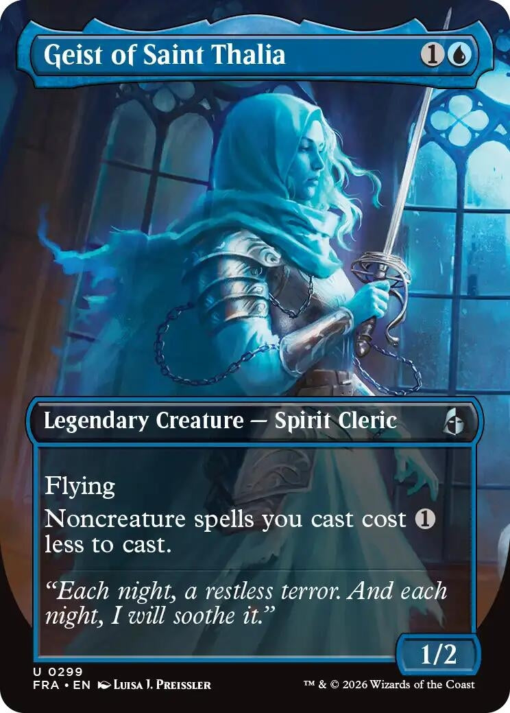 Geist of Saint Thalia (Borderless) (299) (FRA)