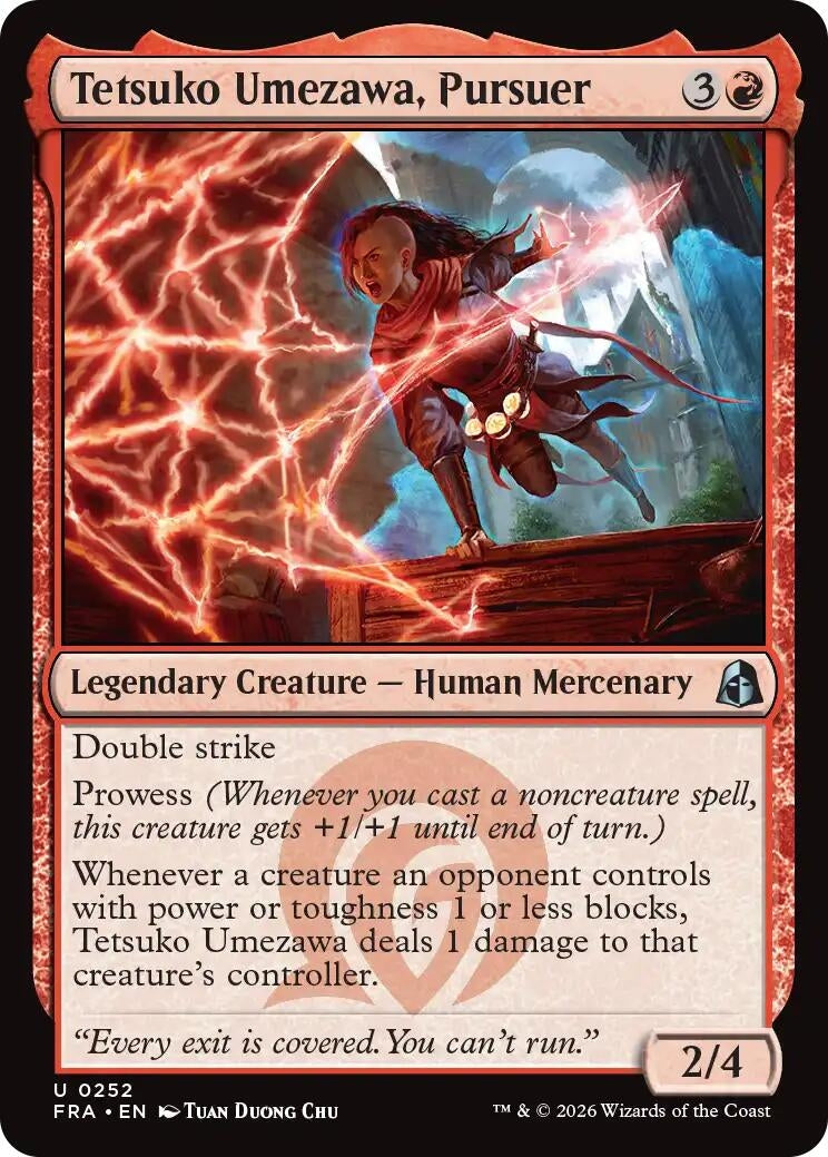 Tetsuko Umezawa, Pursuer (252) (FRA)