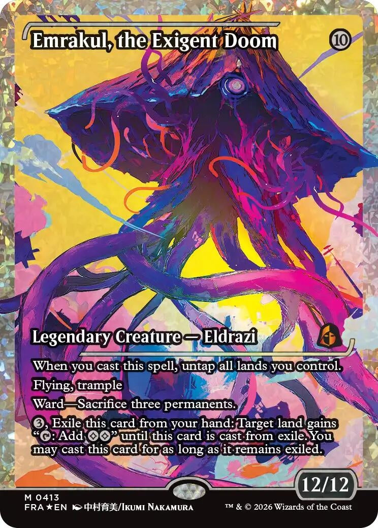 Emrakul, the Exigent Doom (Showcase) (Fracture Foil) (413) (FRA)
