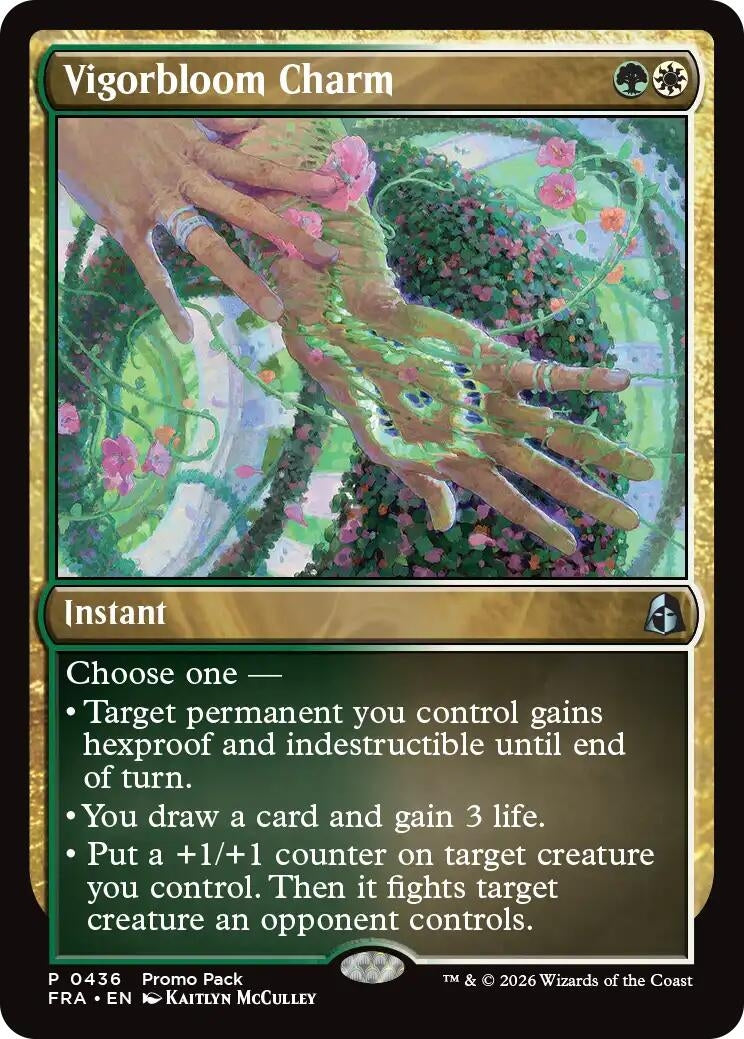 Image for Vigorbloom Charm (436) (PPFRA) - Magic: The Gathering