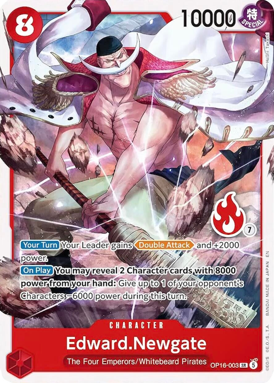 Image for Edward.Newgate (OP16-003) (Ace Deck) (OP16-003) (SD01) - One Piece Card Game