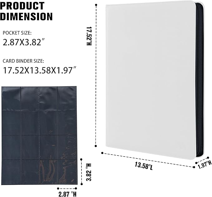 16-Pocket Card Trading Binder