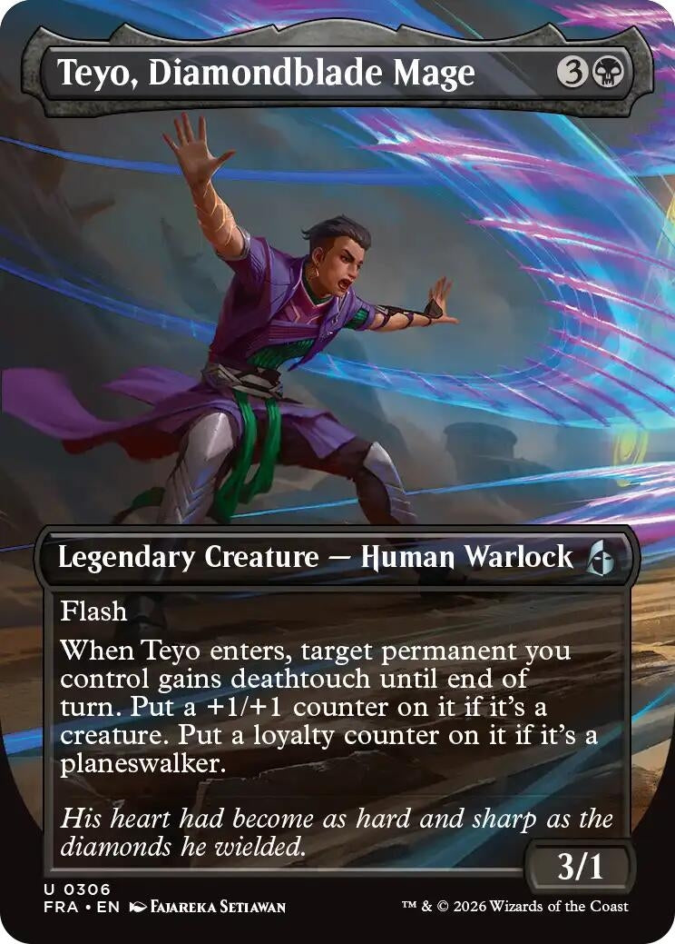 Teyo, Diamondblade Mage (Borderless) (306) (FRA)