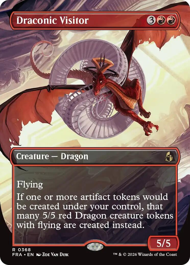 Draconic Visitor (Borderless) (368) (FRA)