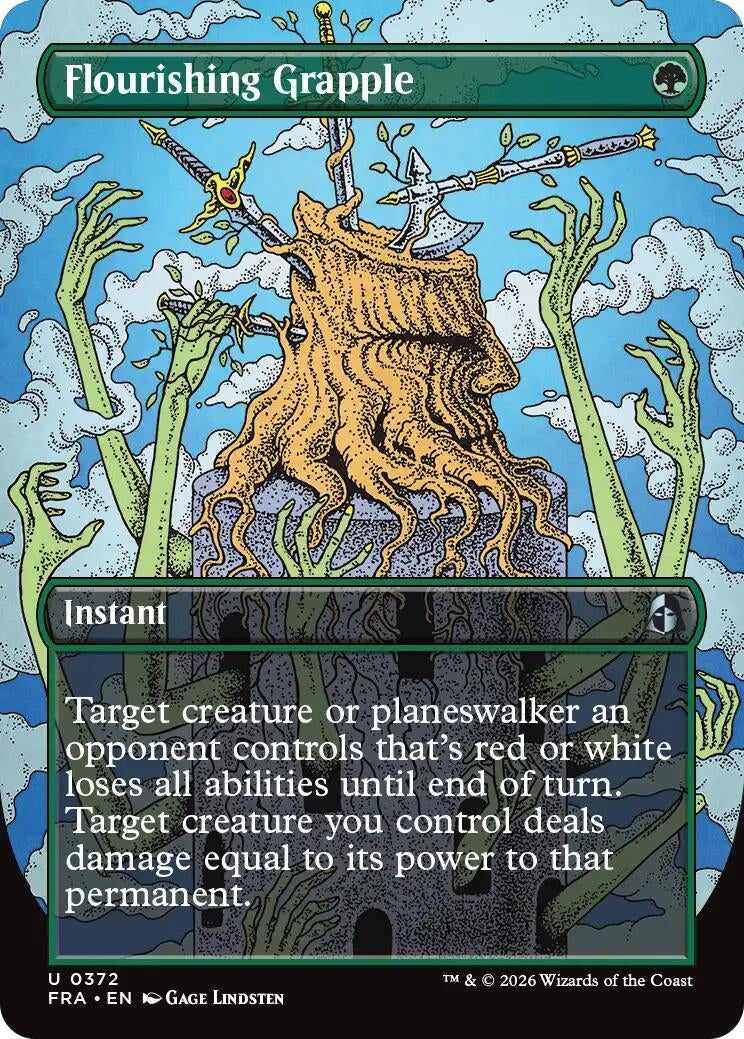 Flourishing Grapple (Borderless) (372) (FRA)