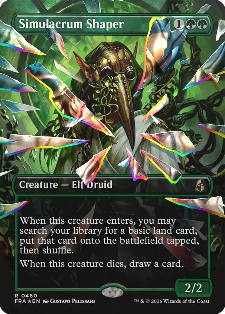 Simulacrum Shaper (Borderless) (Facet Foil) (460) (FRA)