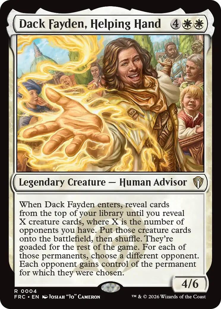 Dack Fayden, Helping Hand (4) (FRC)