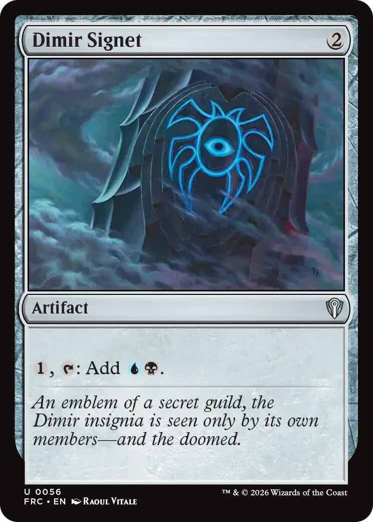 Dimir Signet (56) (FRC)
