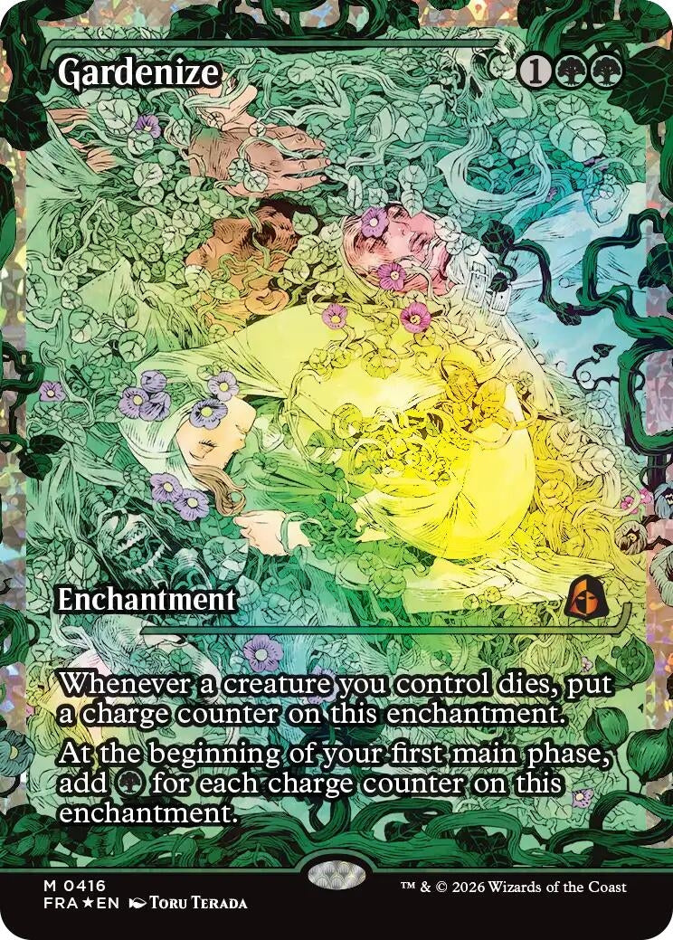 Gardenize (Showcase) (Fracture Foil) (0416) (416) (FRA)