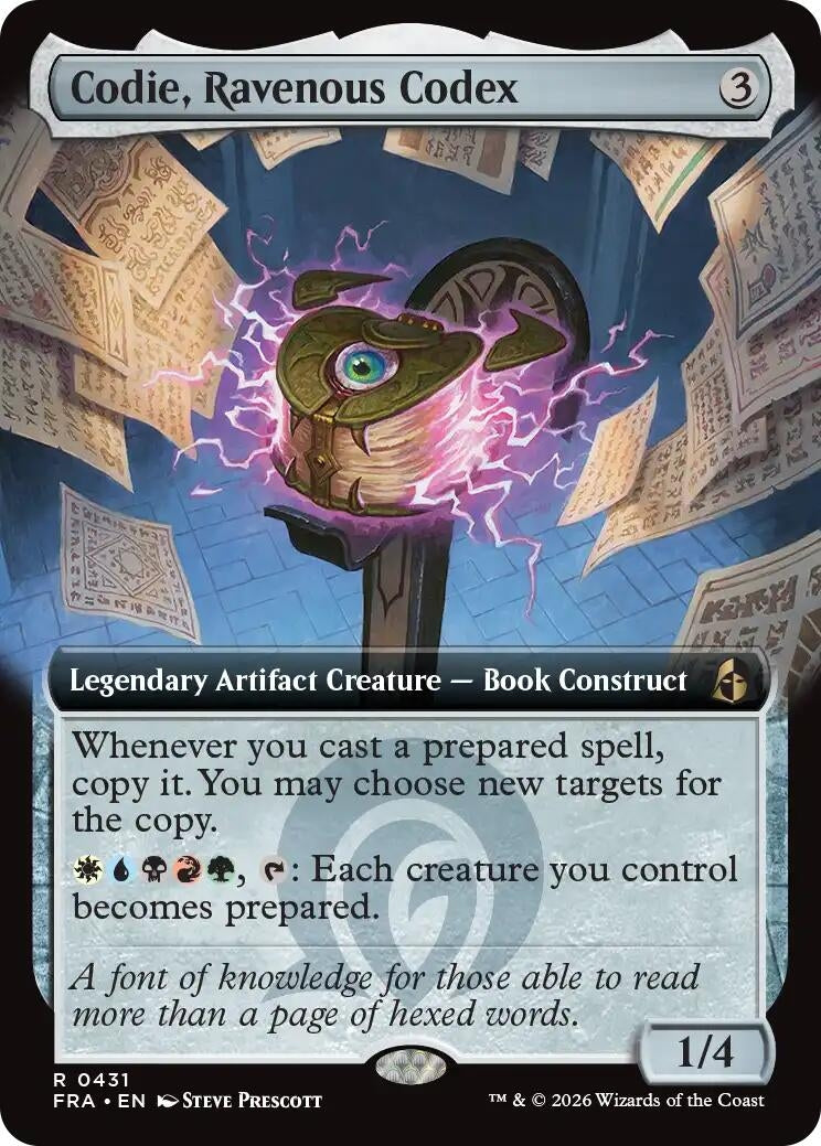 Codie, Ravenous Codex (Extended Art) (431) (FRA)