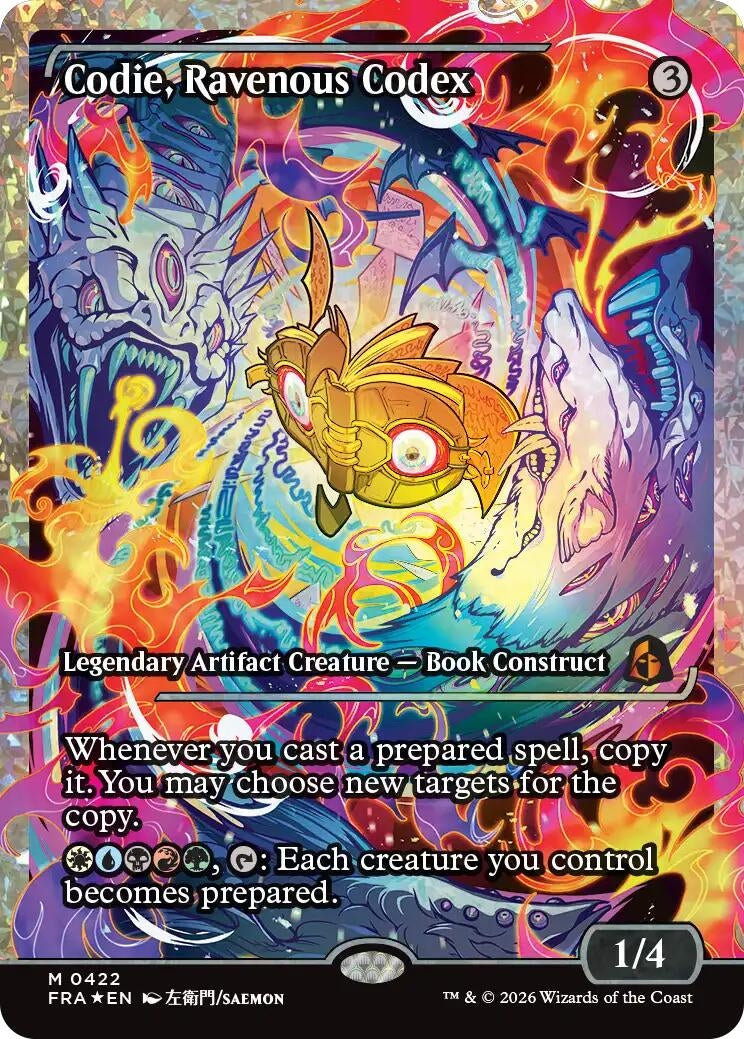 Codie, Ravenous Codex (Showcase) (Fracture Foil) (422) (FRA)