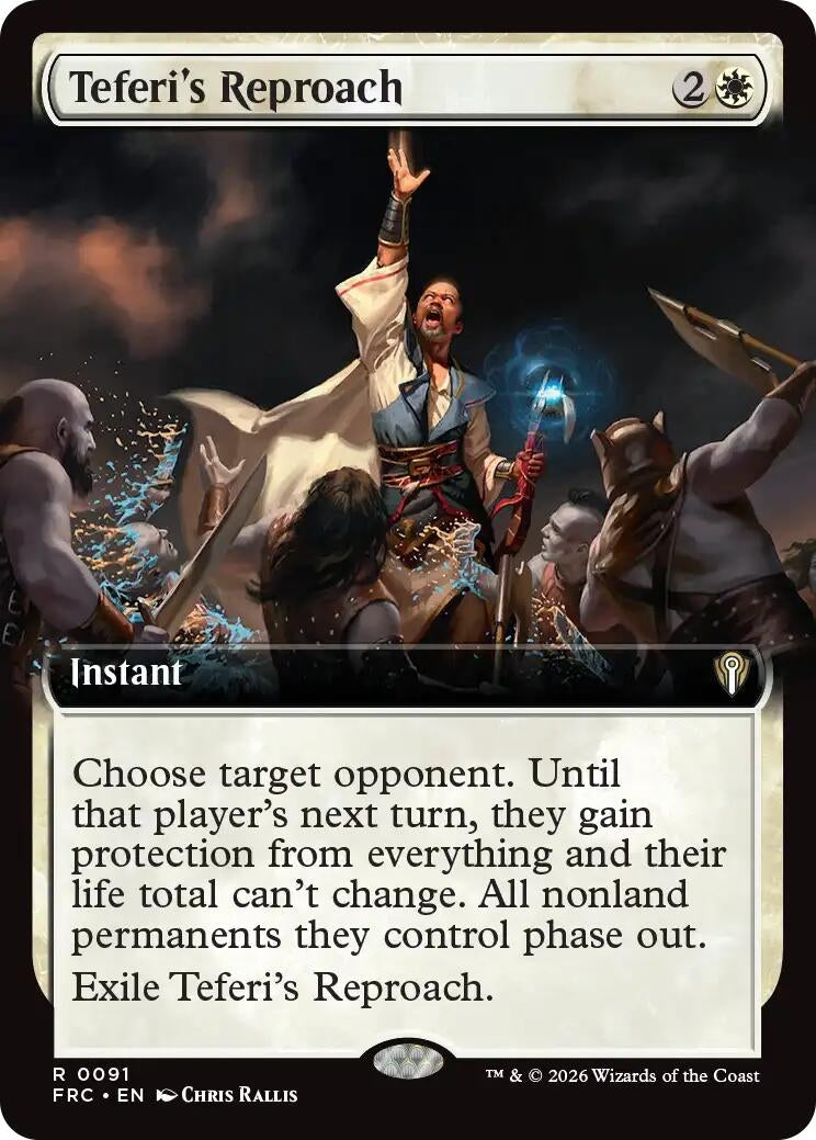 Teferi's Reproach (Extended Art) (91) (FRC)