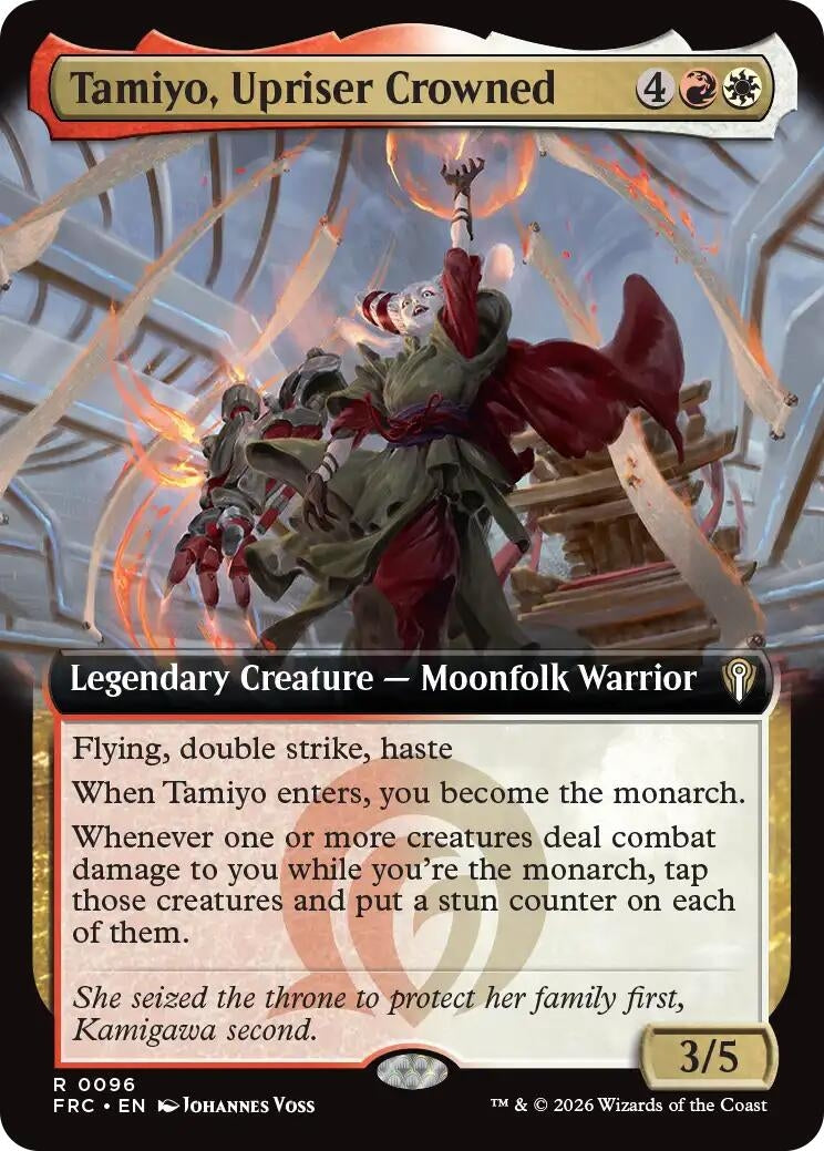 Tamiyo, Upriser Crowned (Extended Art) (96) (FRC)
