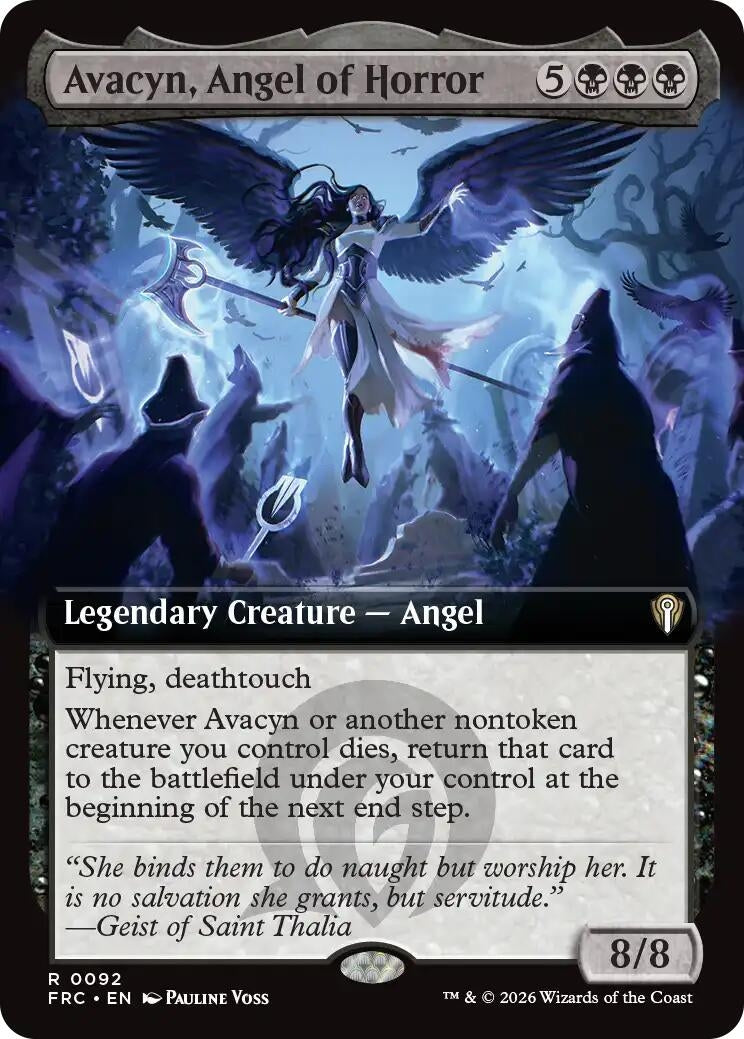 Avacyn, Angel of Horror (Extended Art) (92) (FRC)