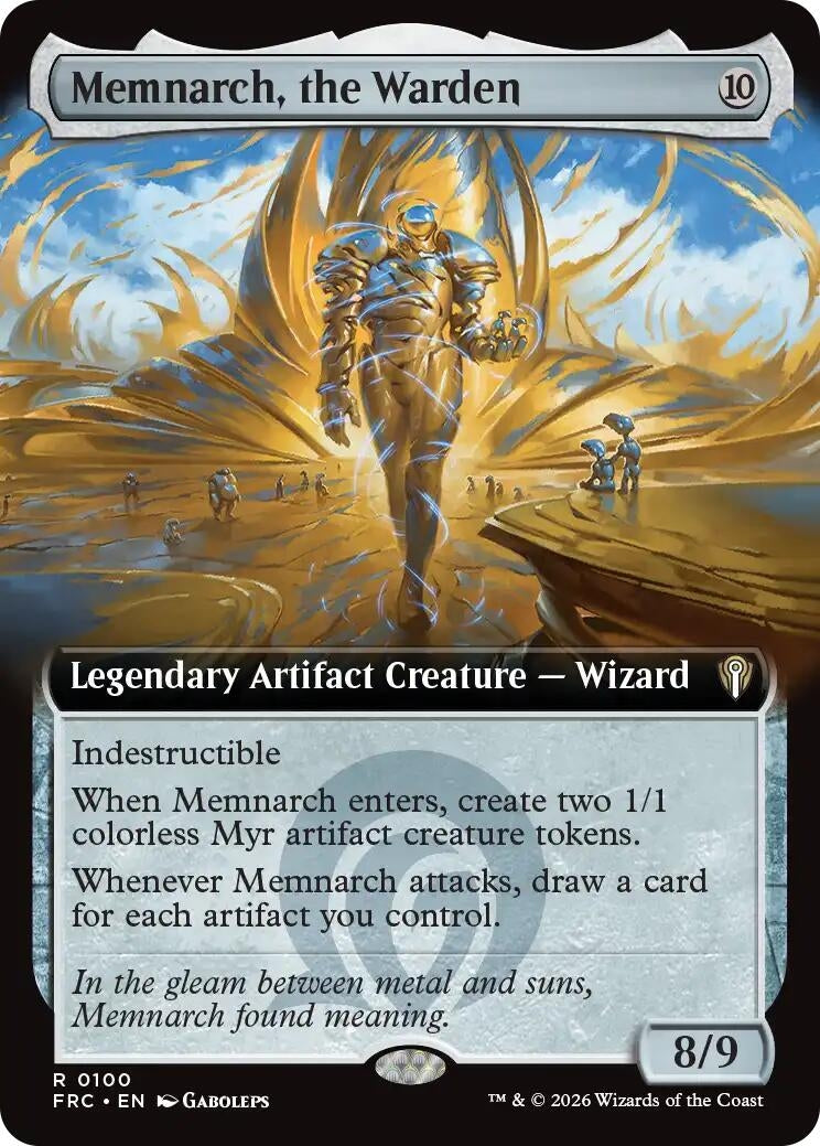 Memnarch, the Warden (Extended Art) (100) (FRC)