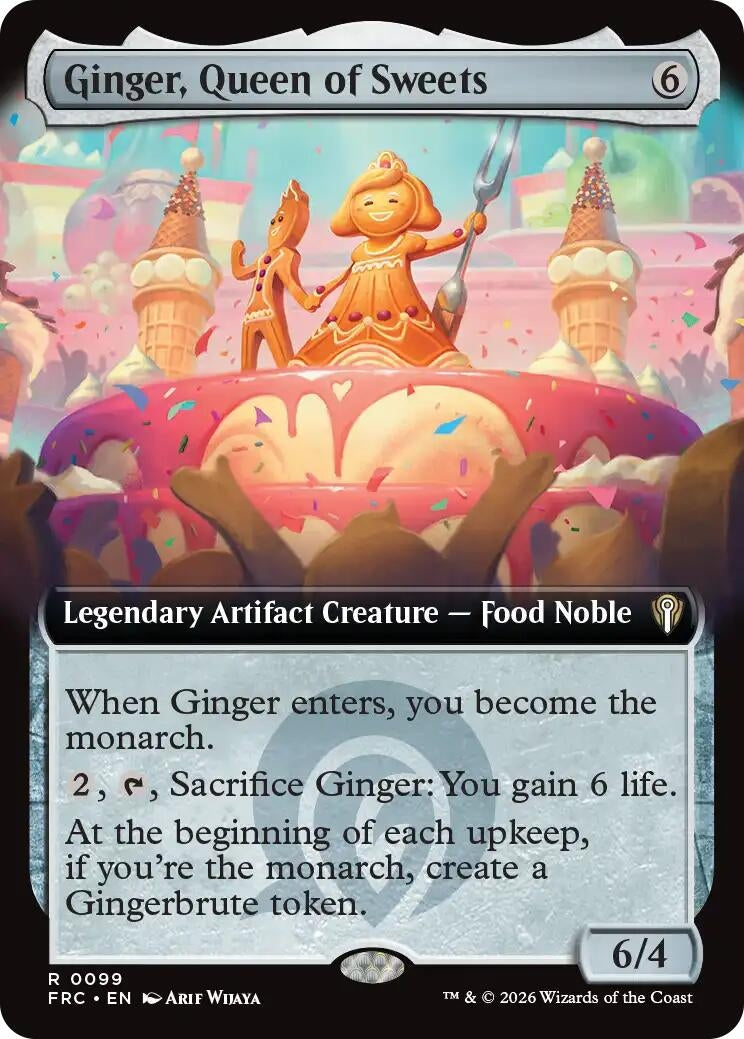 Ginger, Queen of Sweets (Extended Art) (99) (FRC)