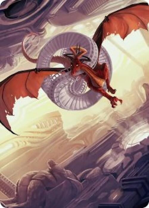 Draconic Visitor Art Card (49) (ASFRA)