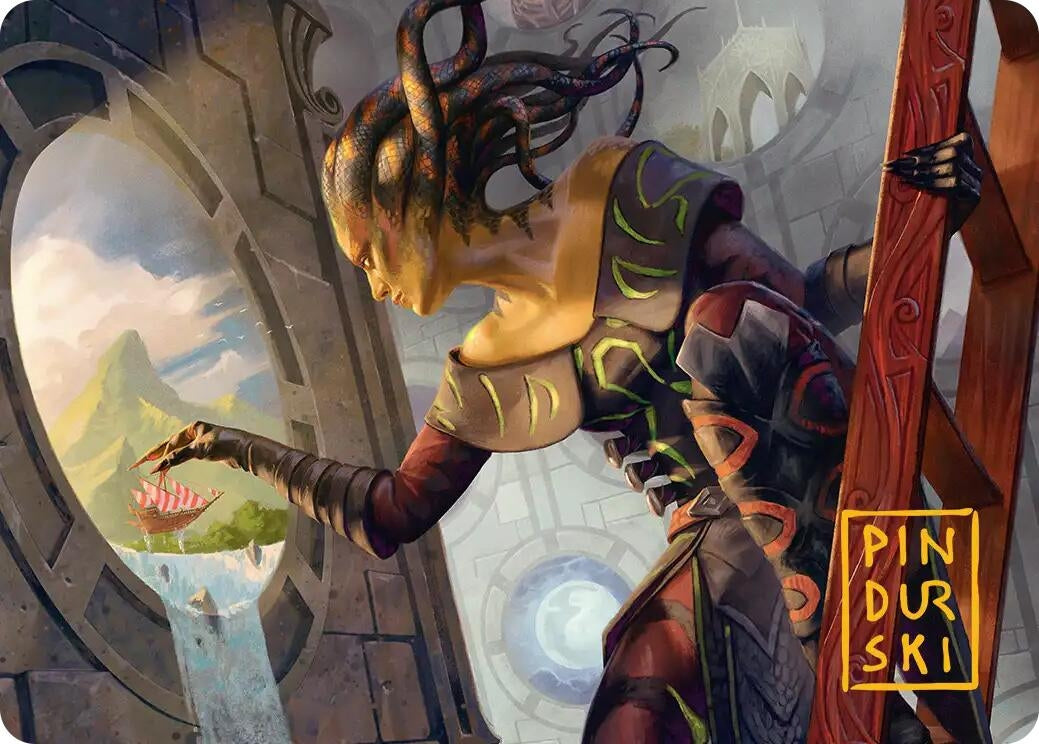 Image for Something Worth Saving Art Card (Gold-Stamped Signature) (22) (ASFRA) - Magic: The Gathering