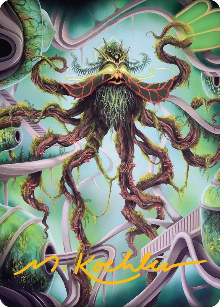 Verdant Kraken Art Card (Gold-Stamped Signature) (53) (ASFRA)