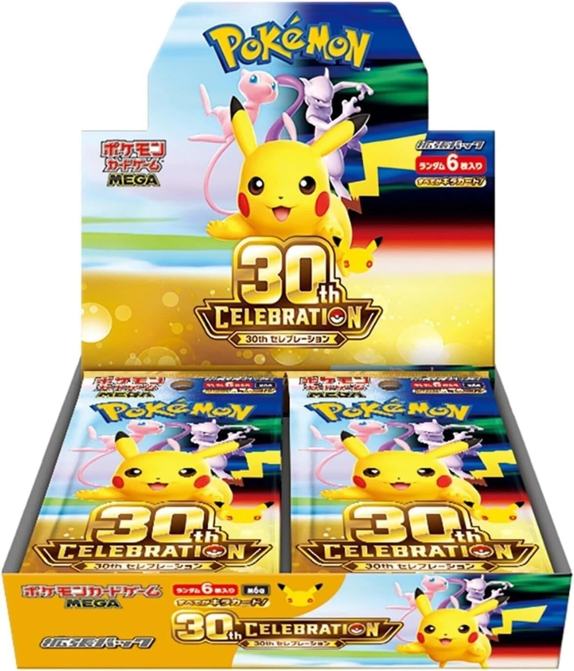 MEGA Expansion 30th Celebration Booster Box Japanese