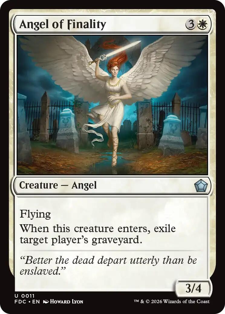 Angel of Finality (11) (FDC)