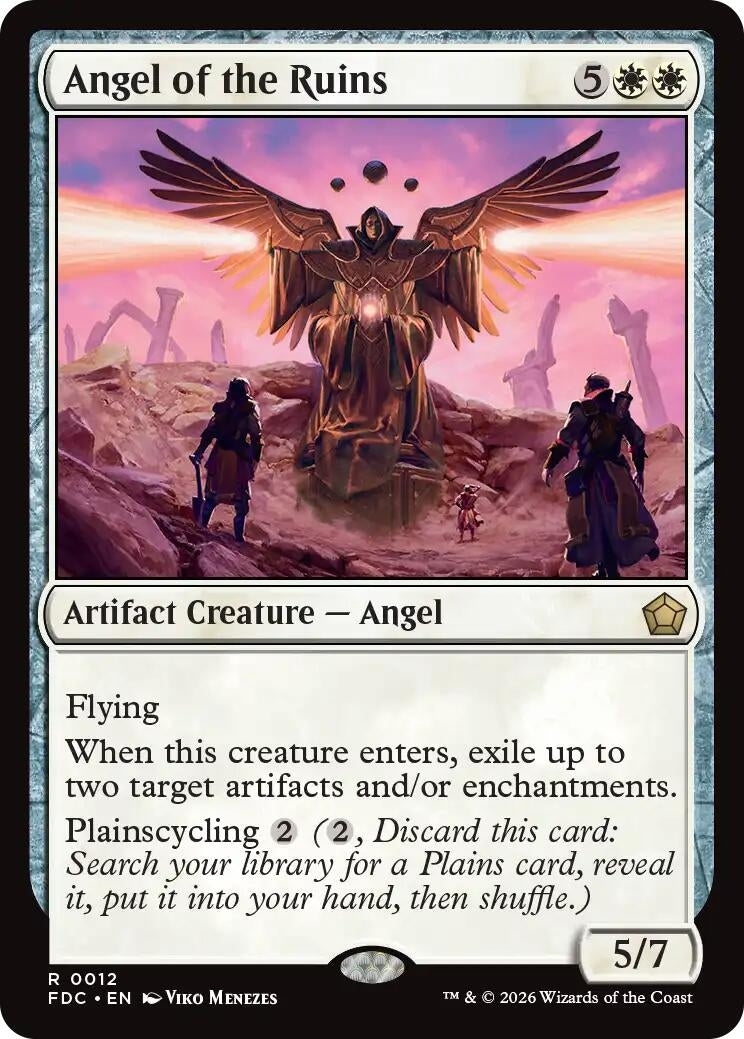 Angel of the Ruins (12) (FDC)