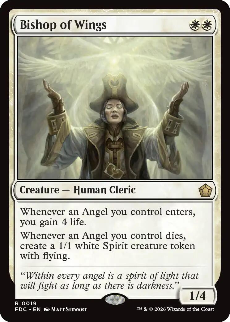 Bishop of Wings (19) (FDC)