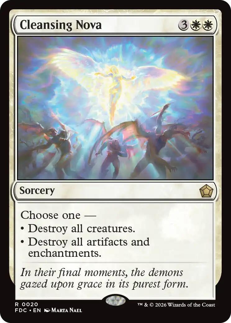 Cleansing Nova (20) (FDC)