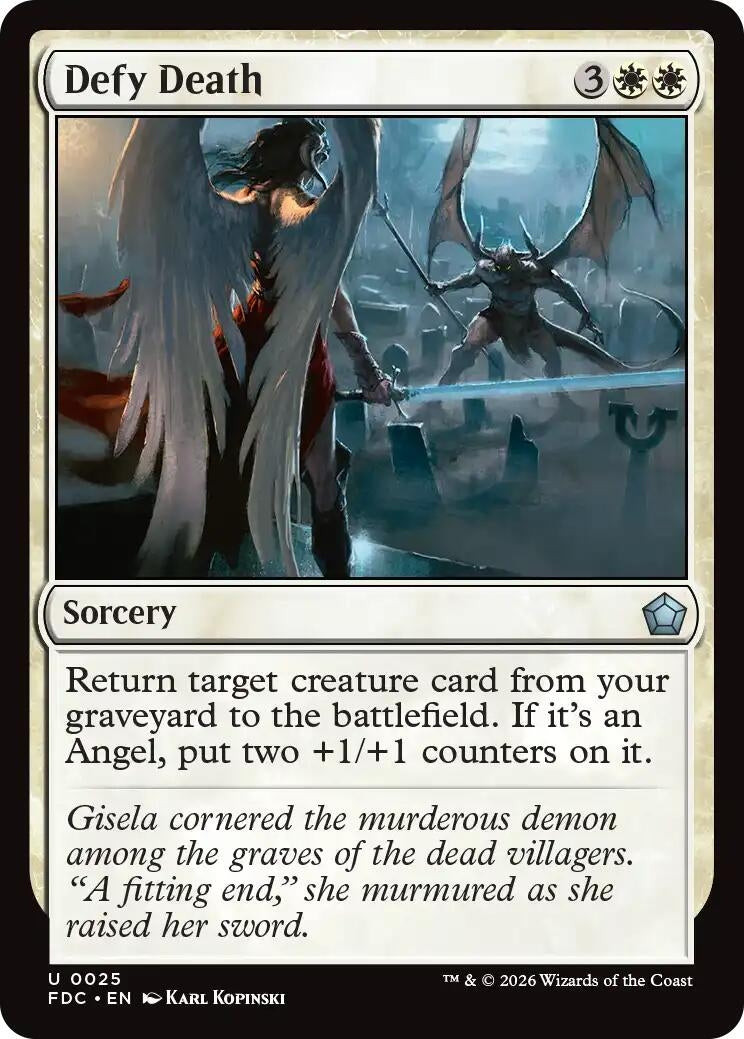 Defy Death (25) (FDC)