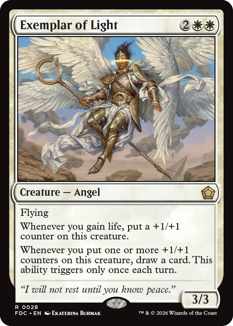 Exemplar of Light (28) (FDC)