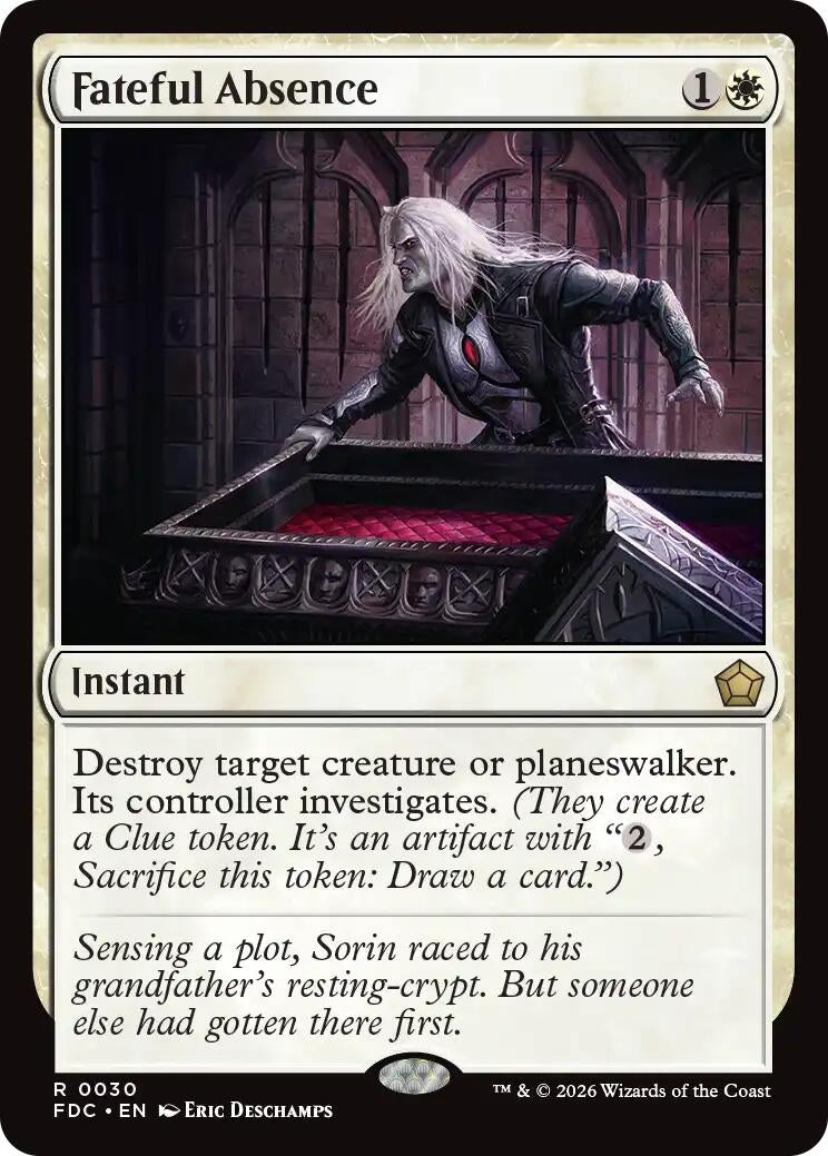 Image for Fateful Absence (30) (FDC) - Magic: The Gathering
