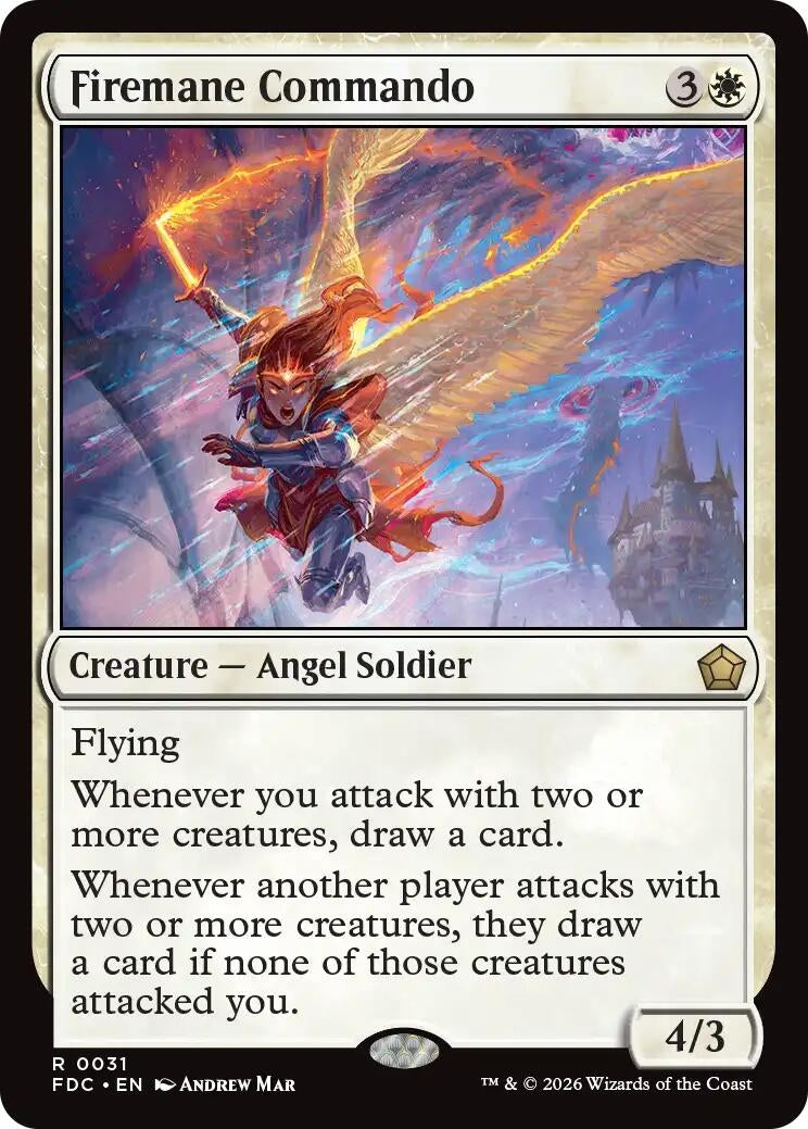 Image for Firemane Commando (31) (FDC) - Magic: The Gathering