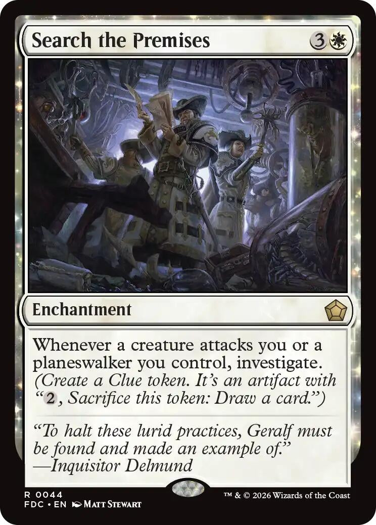 Image for Search the Premises (44) (FDC) - Magic: The Gathering