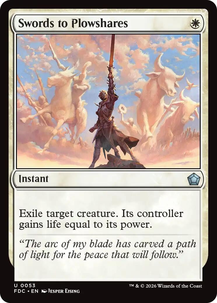 Swords to Plowshares (53) (FDC)