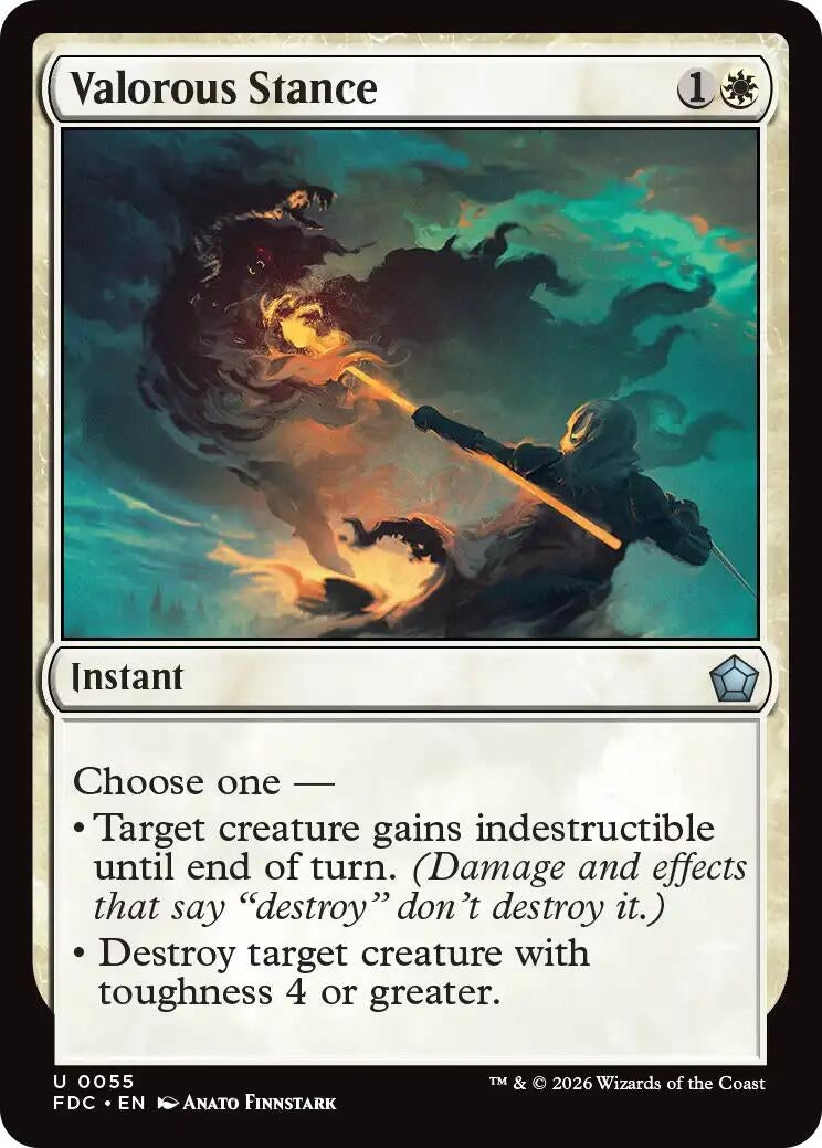 Valorous Stance (55) (FDC)