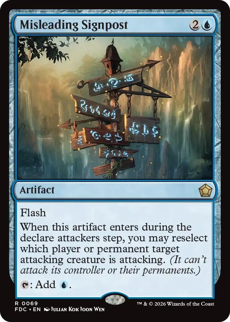 Misleading Signpost (69) (FDC)