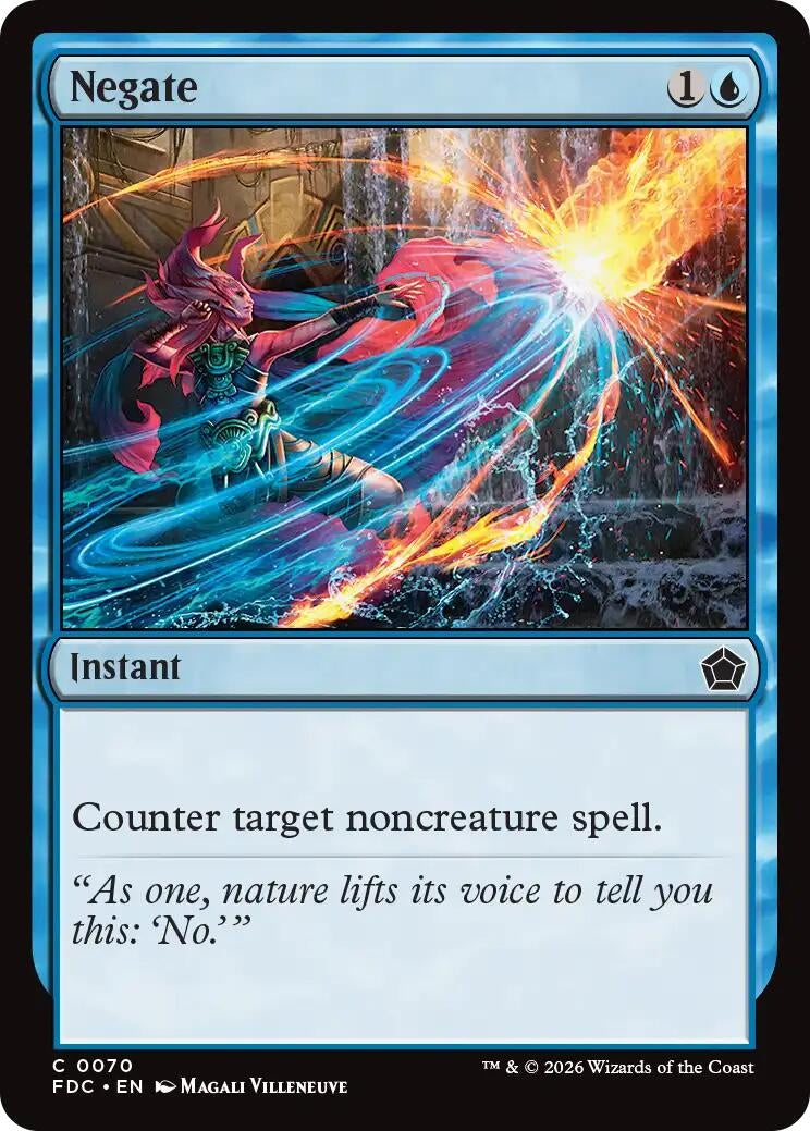 Negate (70) (FDC)