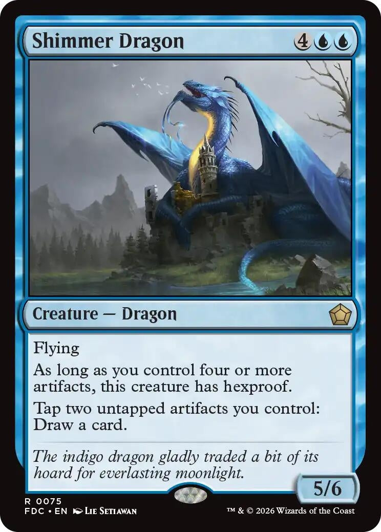 Shimmer Dragon (75) (FDC)