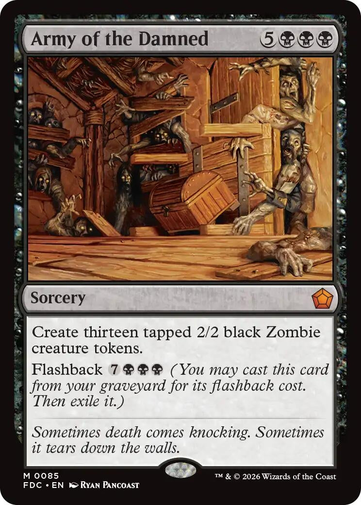 Image for Army of the Damned (85) (FDC) - Magic: The Gathering