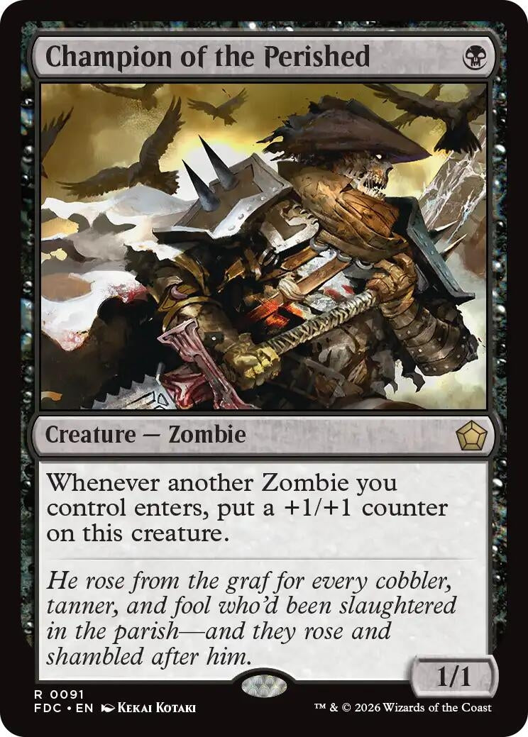 Champion of the Perished (91) (FDC)