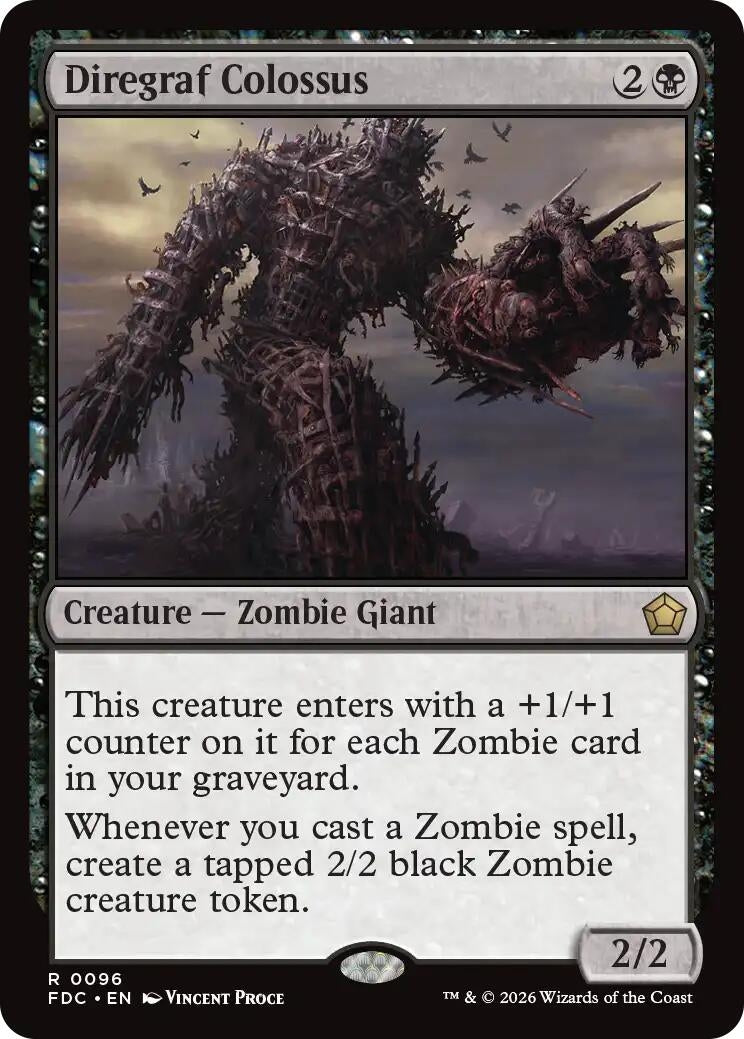 Diregraf Colossus (96) (FDC)