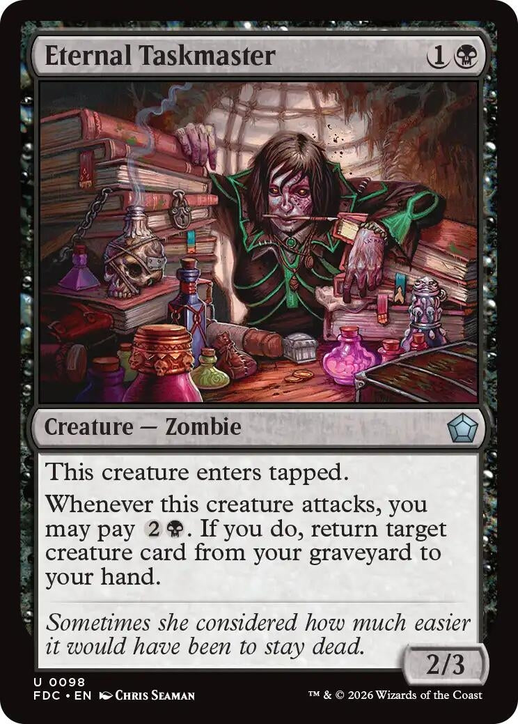 Eternal Taskmaster (98) (FDC)