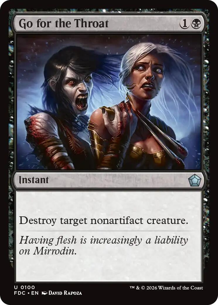 Go for the Throat (100) (FDC)