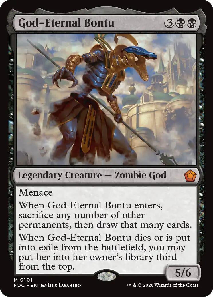 God-Eternal Bontu (101) (FDC)